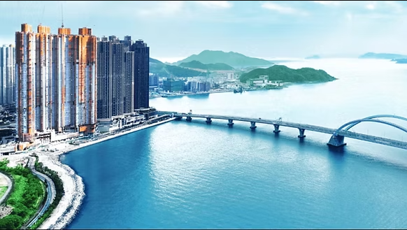 海瑅灣海岸景觀示意